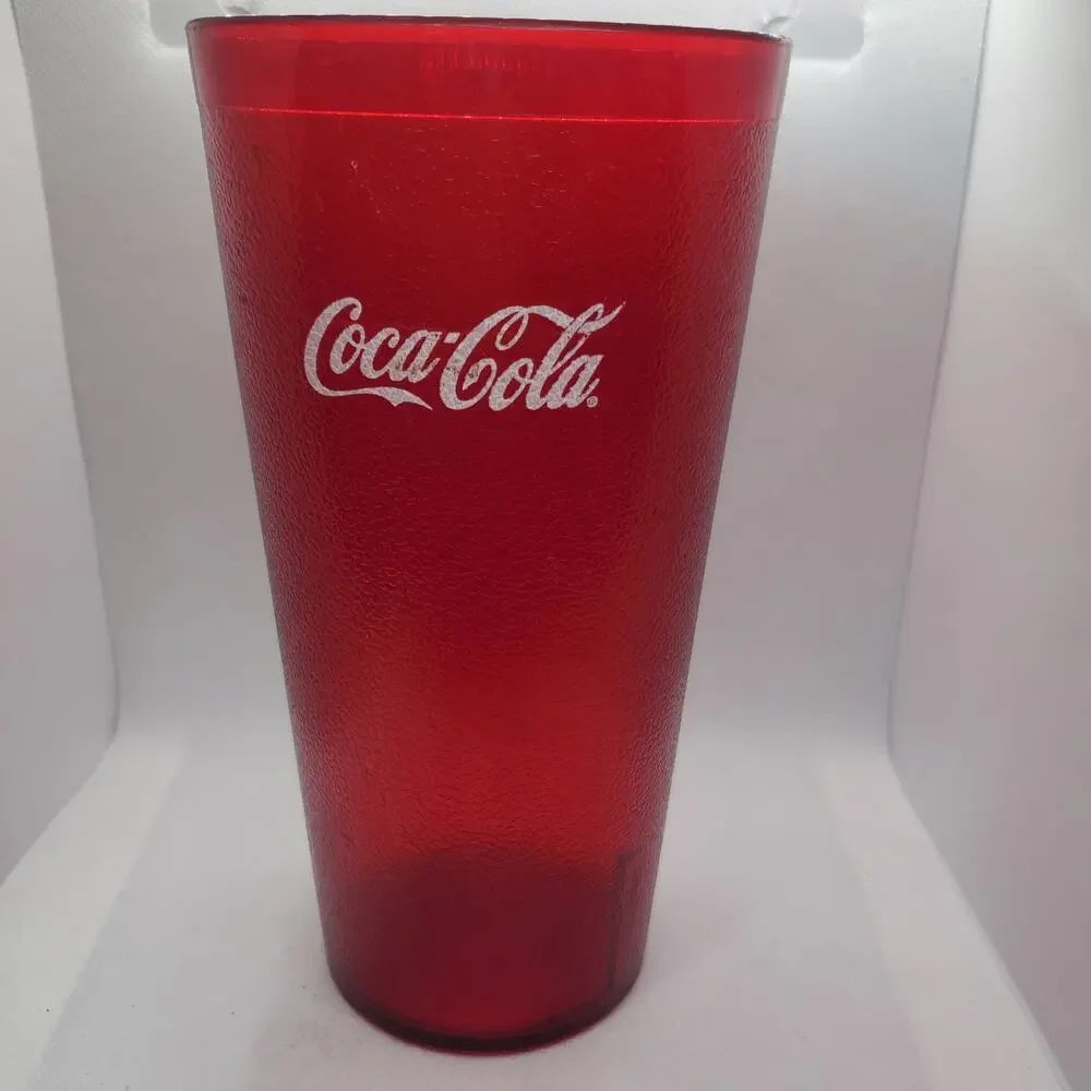 Coca Cola Ruby Red Tumblers -CARLISLE 5232 Made in USA